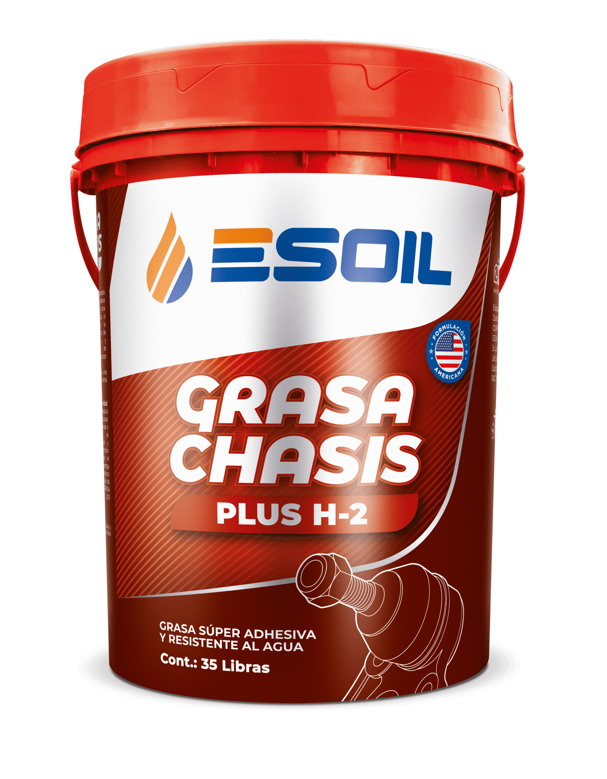 Grasa Chasis Plus H-2 Roja