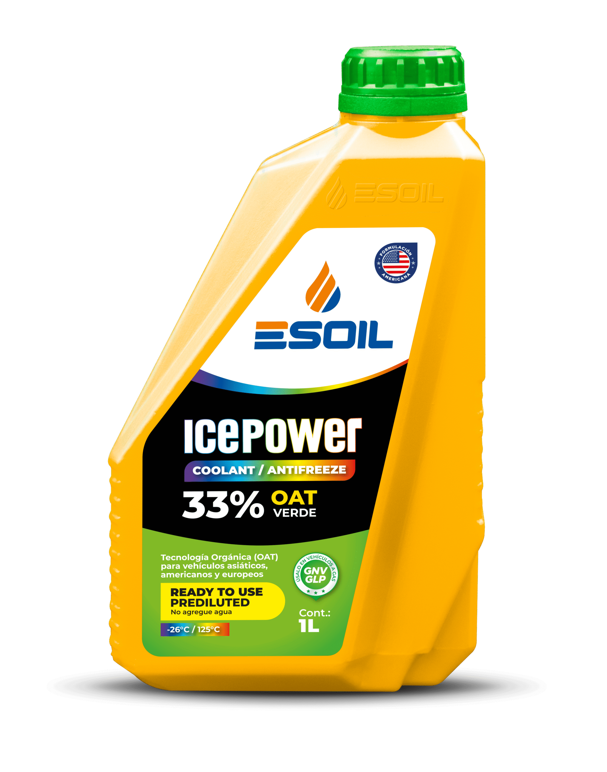 Ice Power 33% OAT Verde 1/4 GAL