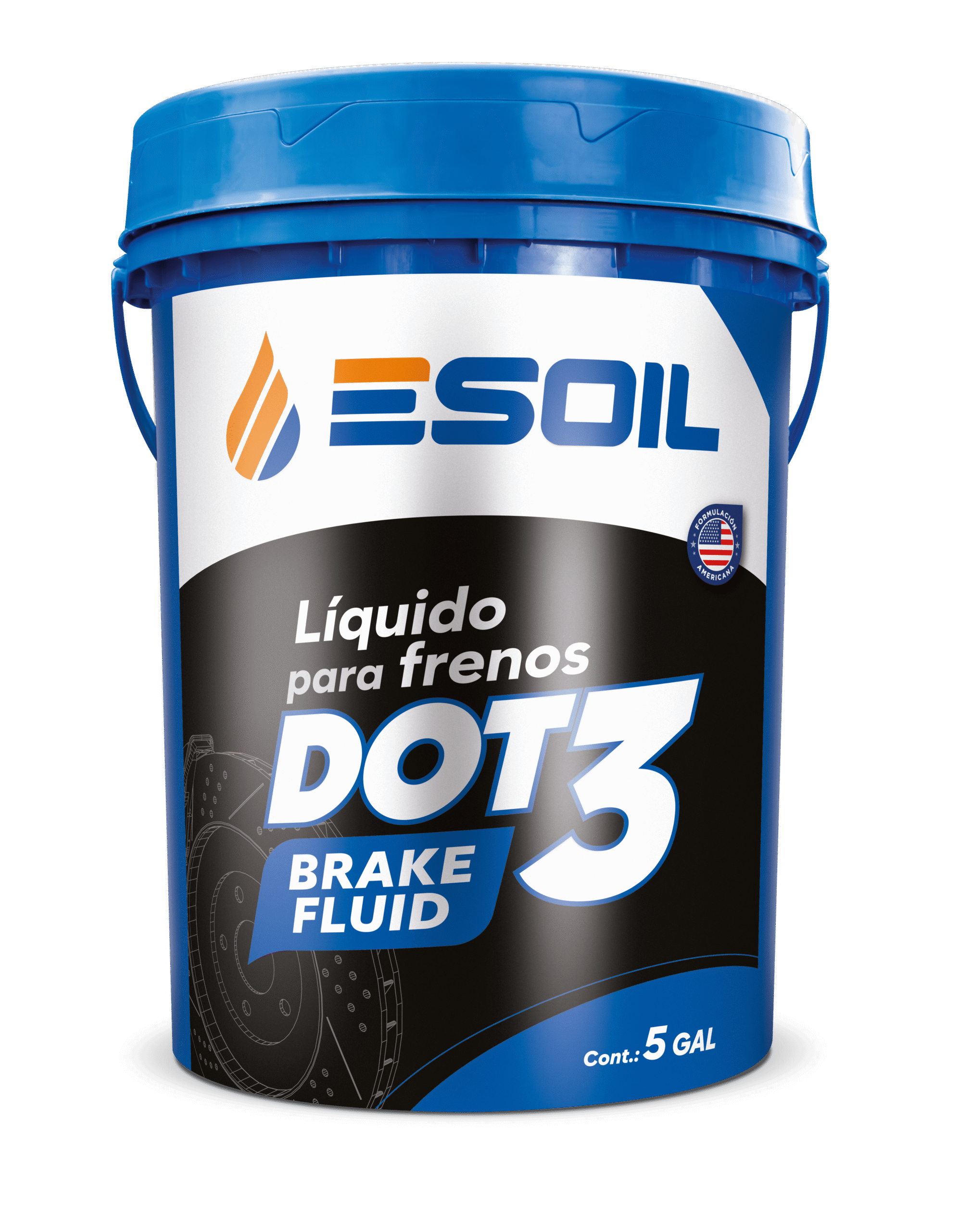 Líquido para Frenos DOT 3 5 GAL