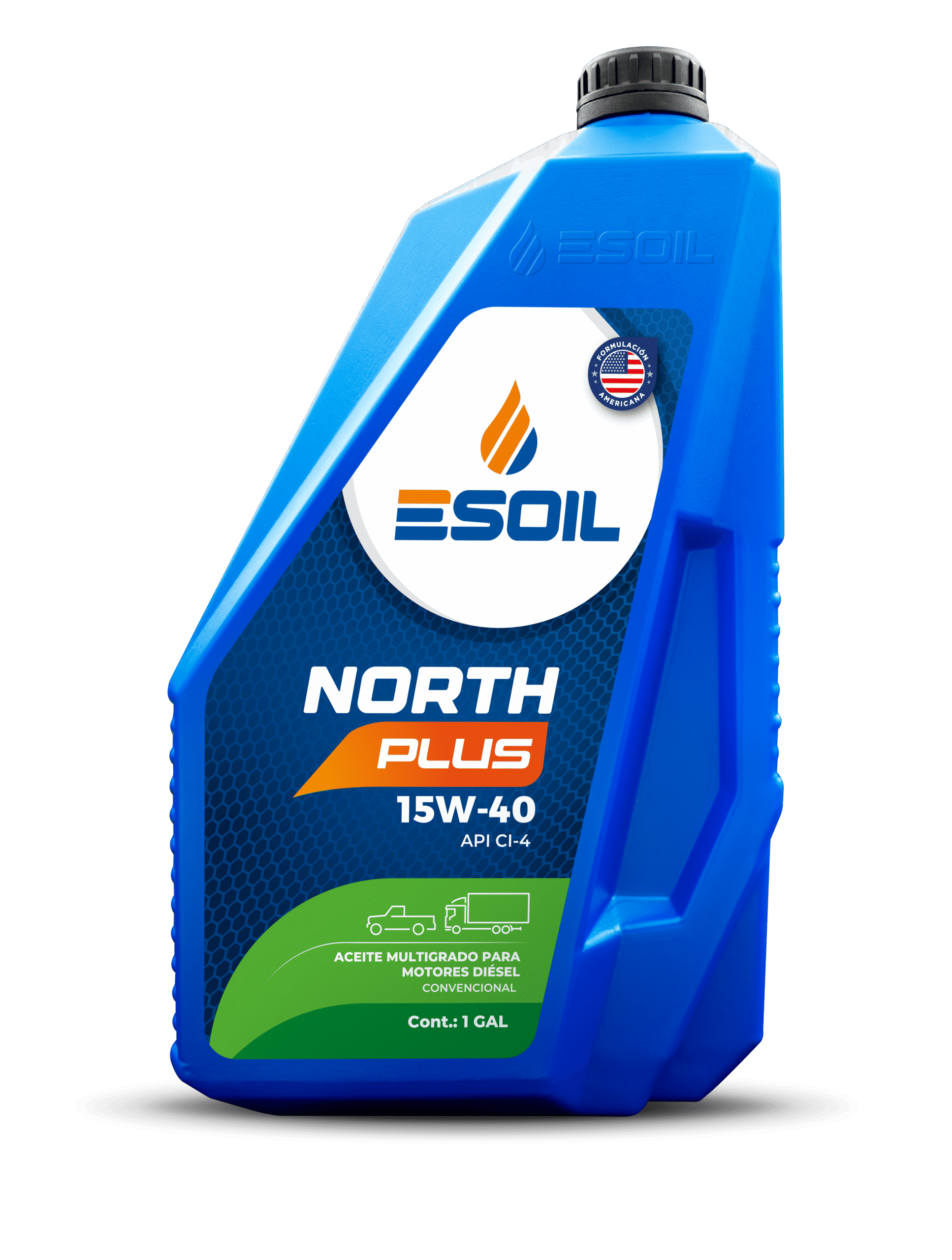 North Plus SAE 15W-40 API CI-4 1 GAL