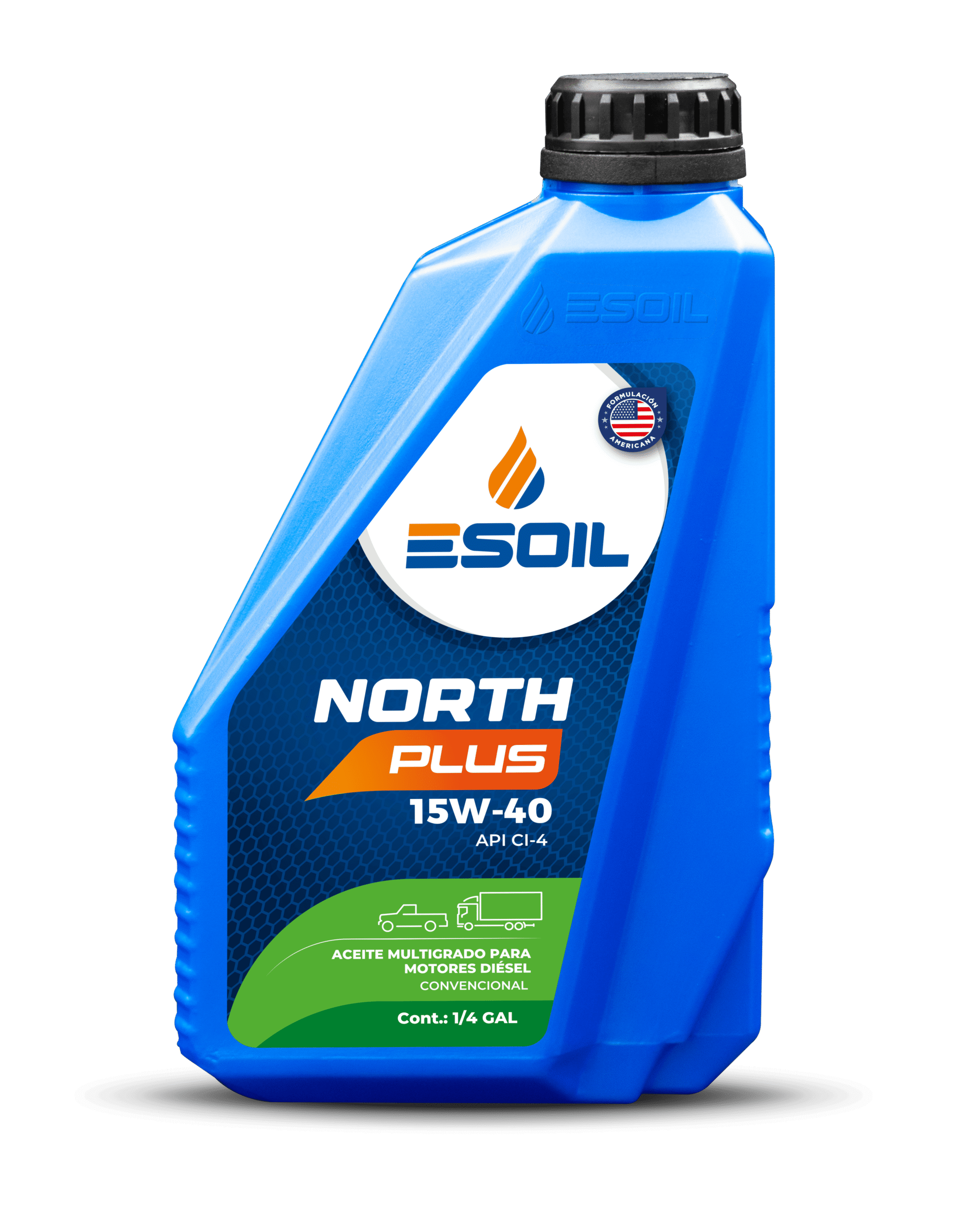 North Plus SAE 15W-40 API CI-4 1/4 GAL