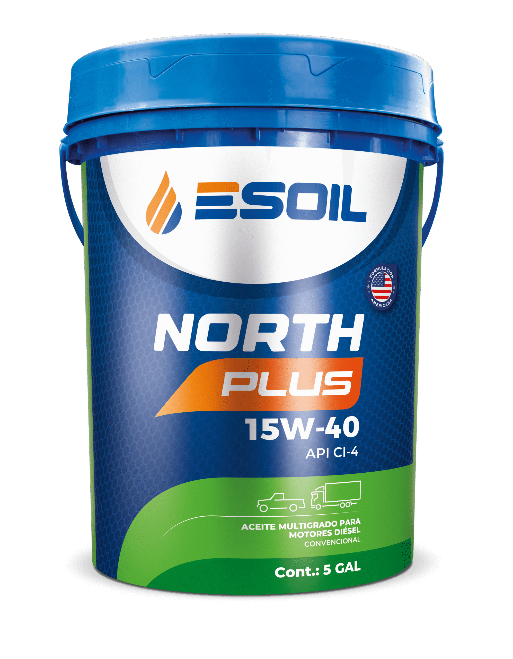 North Plus SAE 15W-40 API CI-4 5 GAL