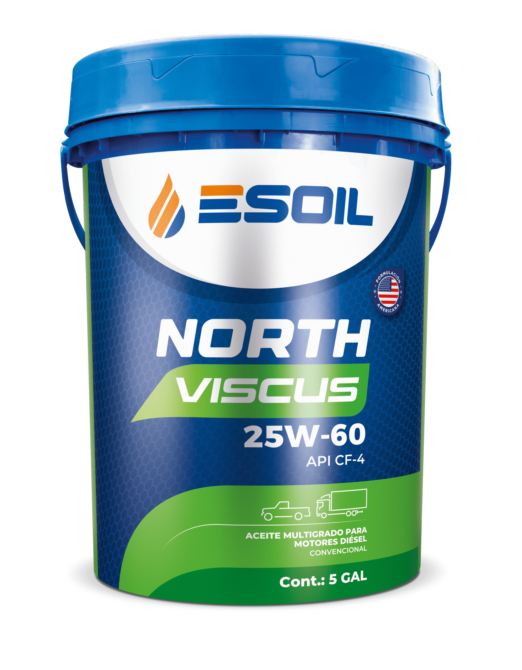North Viscus SAE 25W-60 API CF-4 5 GAL