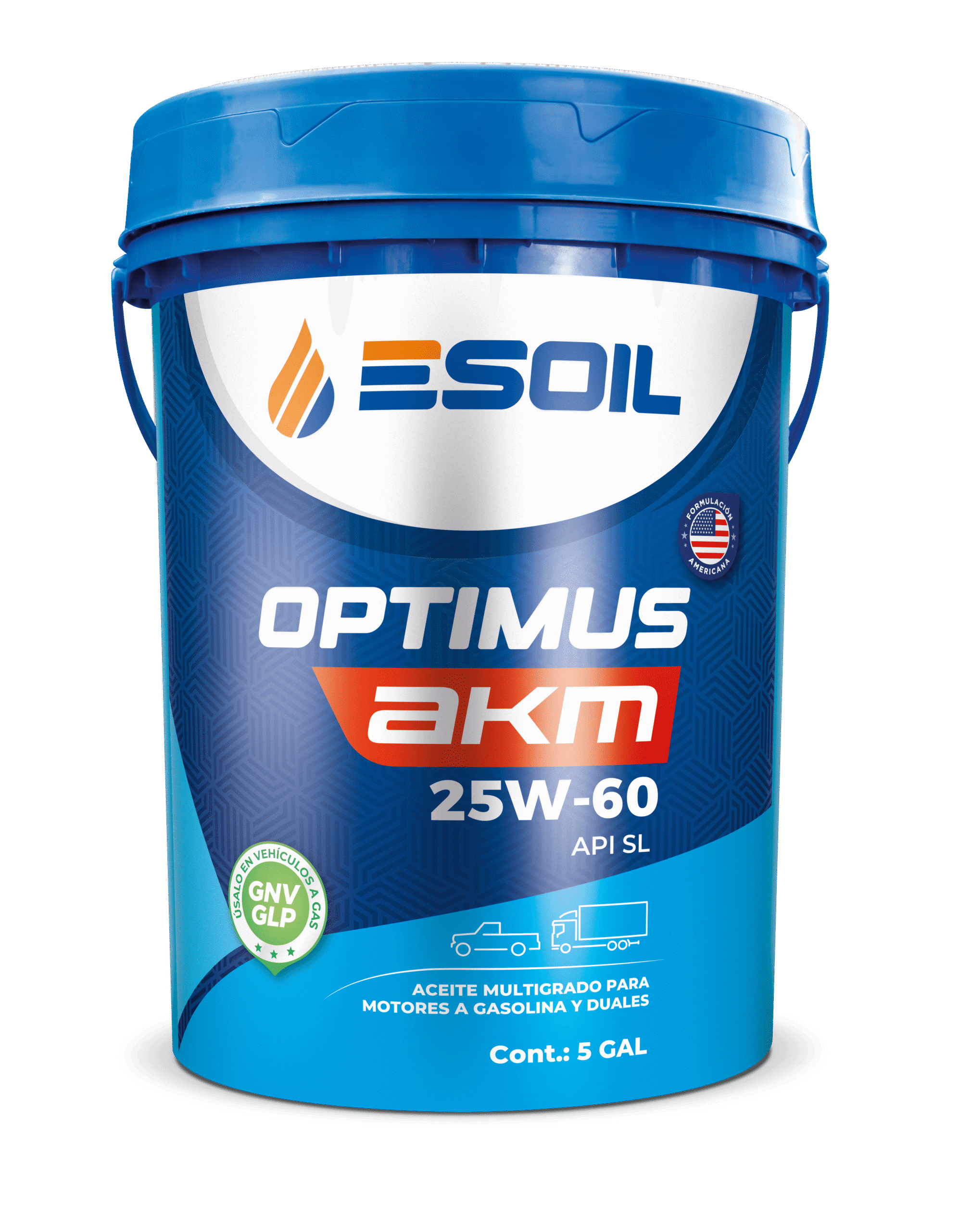 Optimus AKM SAE 25W-60 API SL 5 GAL