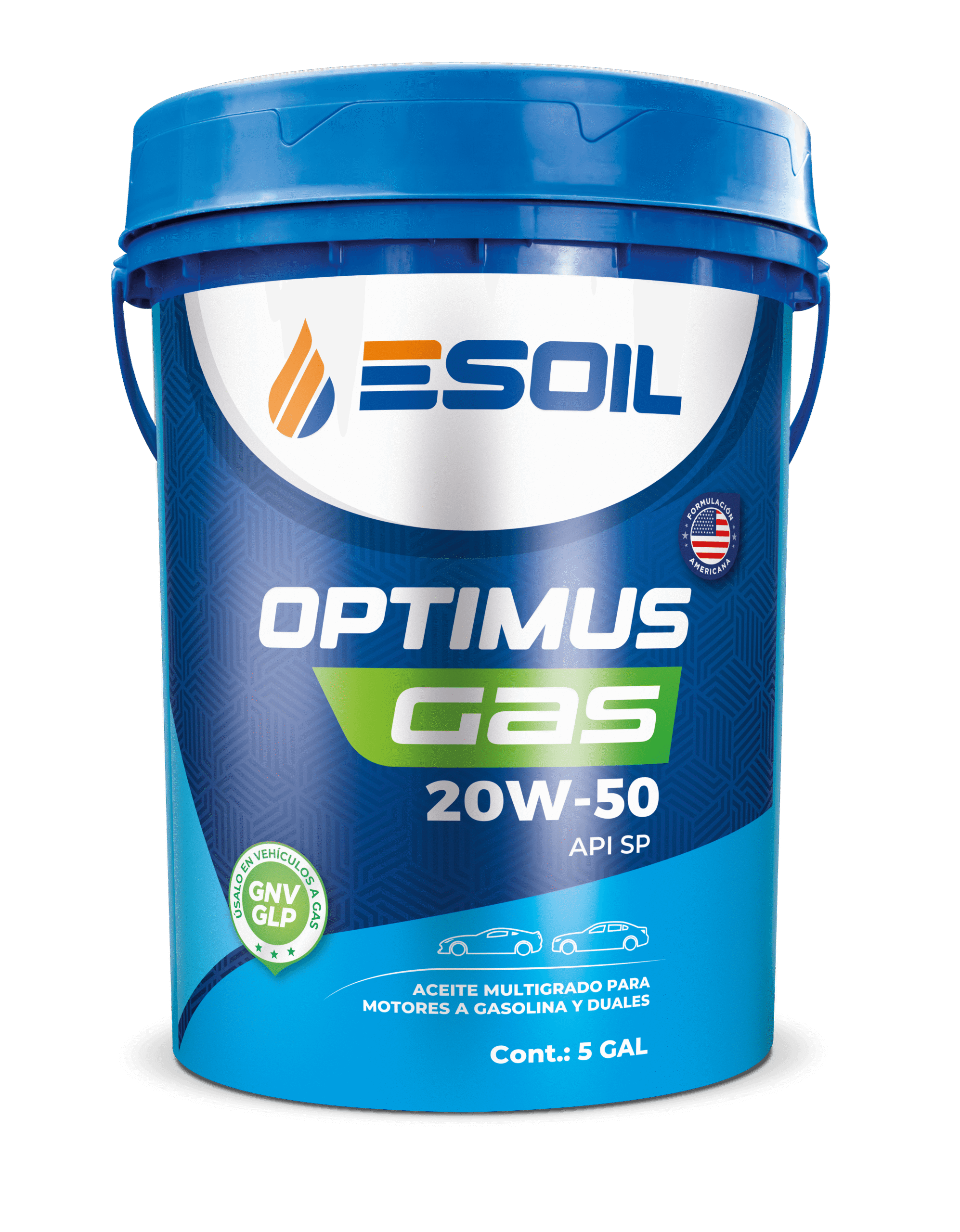 Optimus Gas SAE 20W-50 API SP 5 GAL